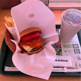 ダブルモスチーズバーガーセット