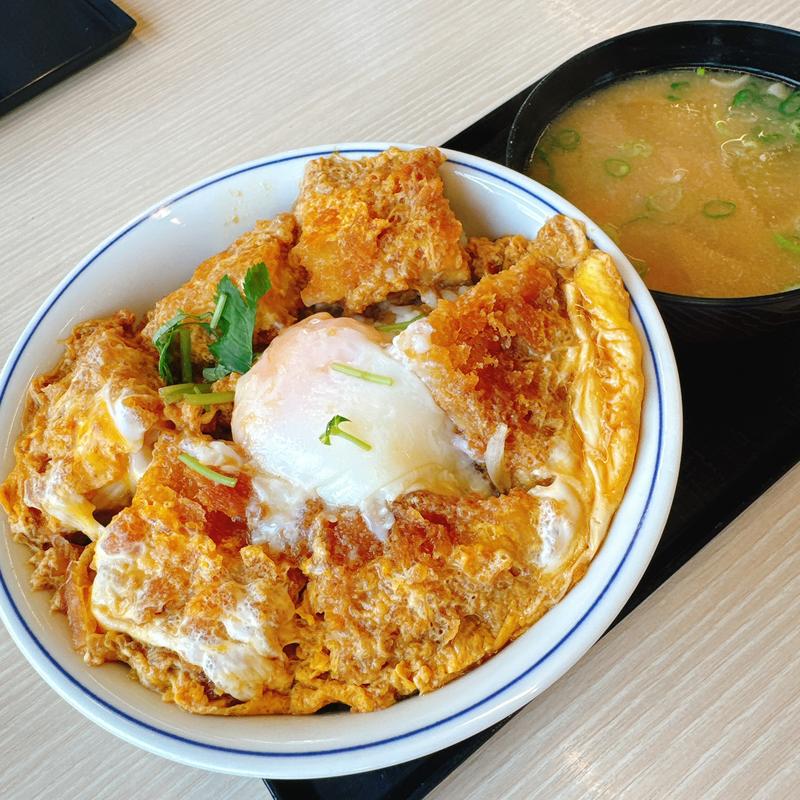 特かつ丼と豚汁(小)(かつや 羽曳野西浦店)