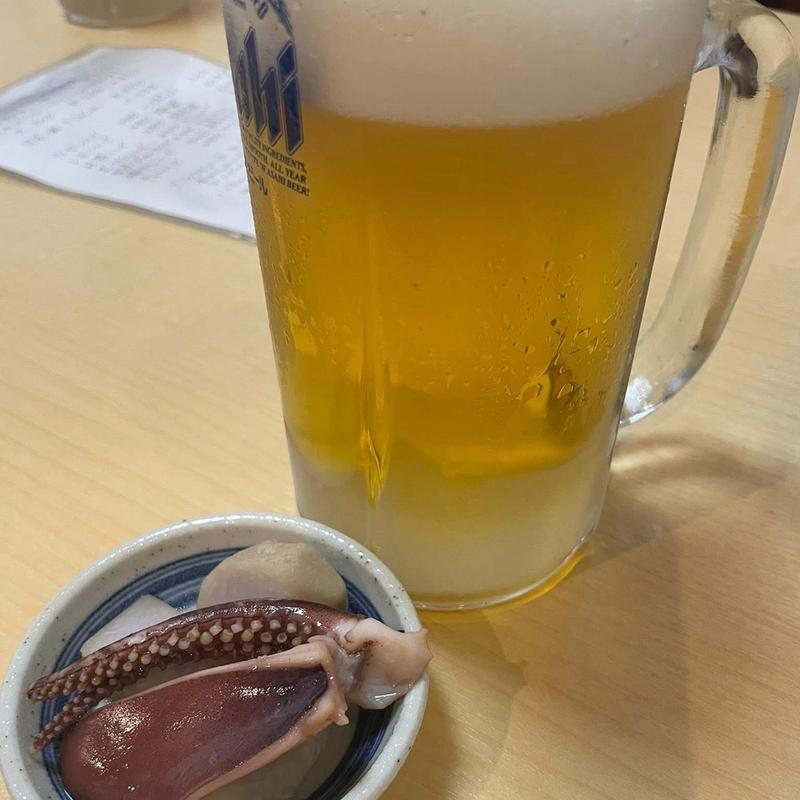 生ビール(わくい亭)