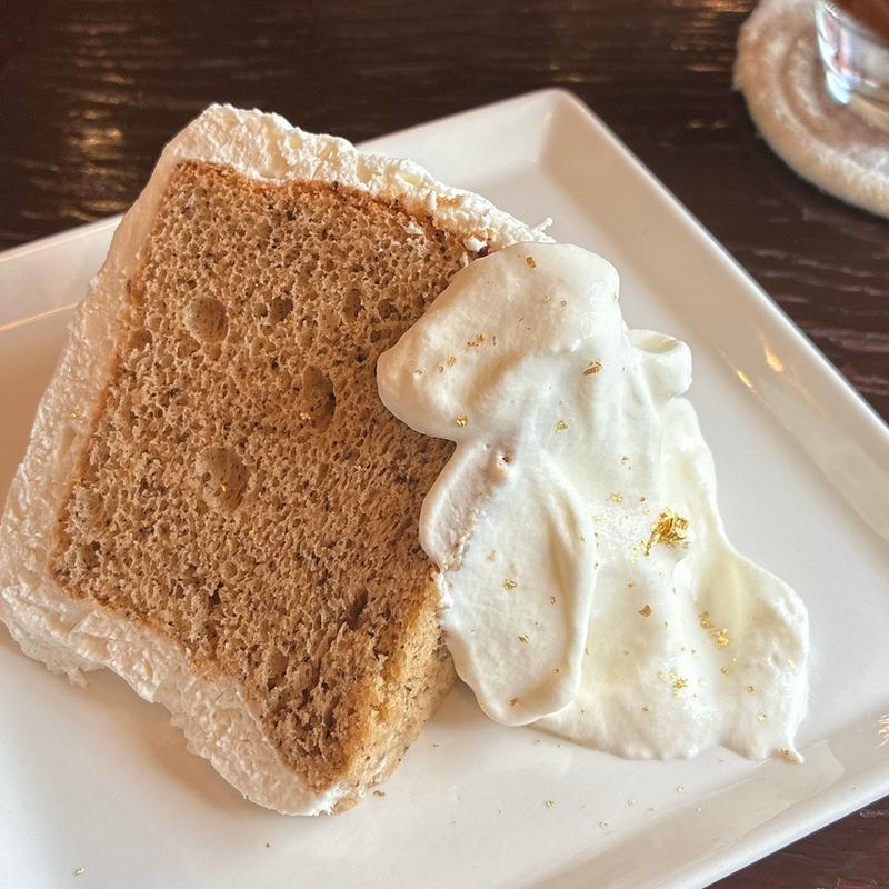 本日のケーキ（紅茶のシフォンケーキ）(珈心館)
