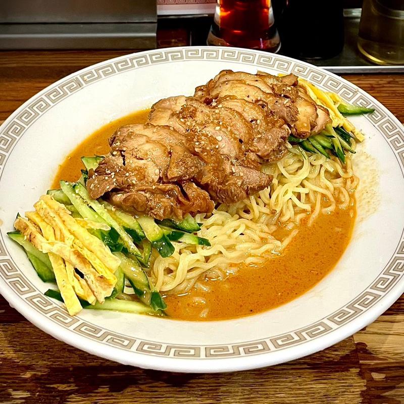 冷やしそば(鶏ごま味)(萬福)