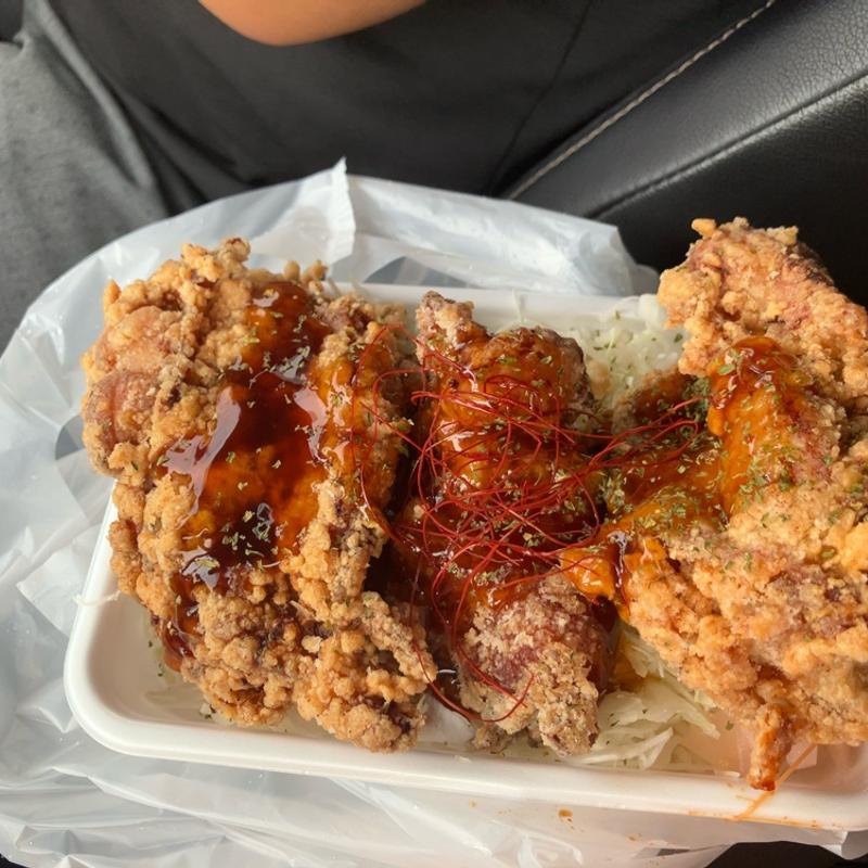 甘酢唐揚げ丼(デカ盛り唐揚げ専門店キッチン BUS STOP)