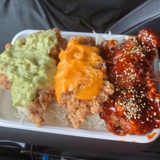 三色唐揚げ丼