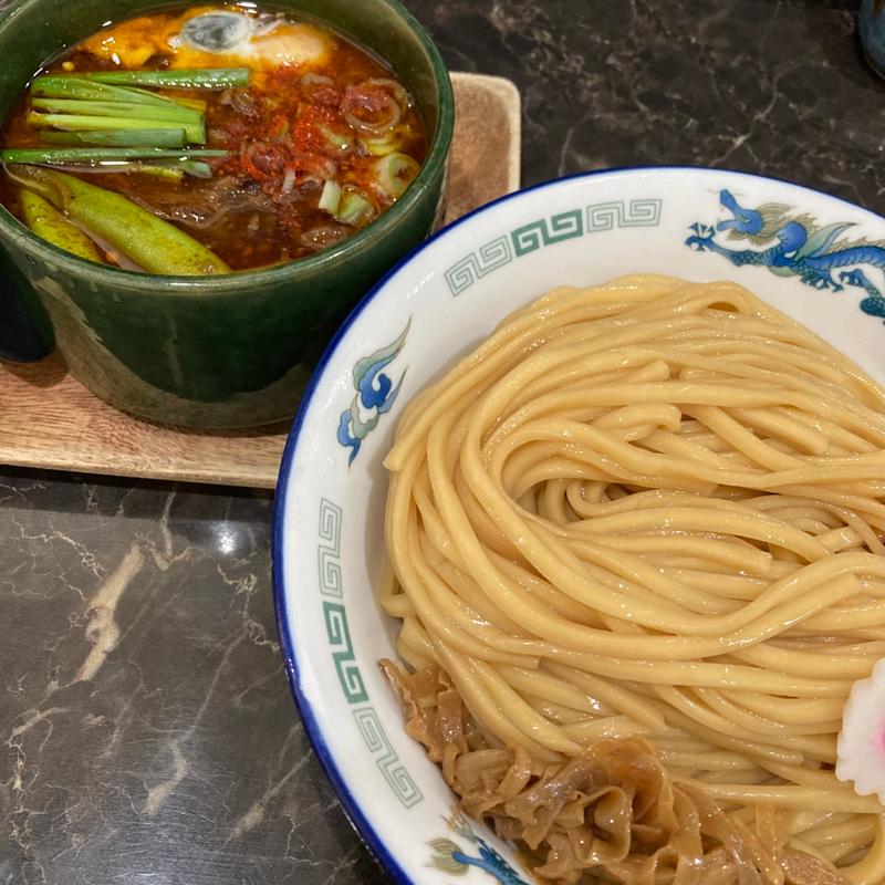 辛旨味噌出汁和牛すじつけそば(群青 )