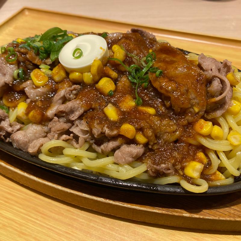 ［お肉2倍］牛バターちゃんぽん焼(やよい軒 天神２丁目店)