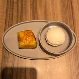 紅はるか焼きいも＆塩ミルクアイス(うしごろ 銀座店)