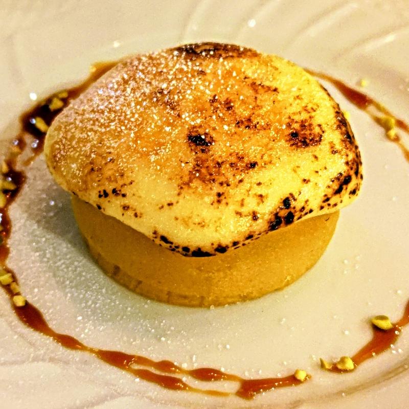 とろけるカスタードとりんごのスイートポテトブリュレ(星乃珈琲店 伊勢佐木町店)