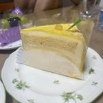 瀬戸田産のレモンのショートケーキ
