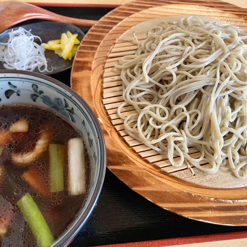 鴨そば（冷）(おそば家 汐彩)