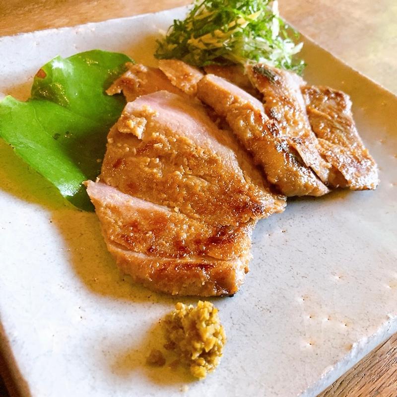 豚肩ロース香味味噌漬け焼き（お肉メインのランチ）(日日)