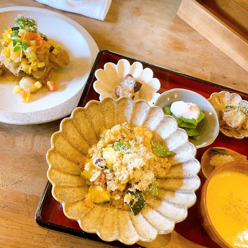 お魚メインのランチ(日日)