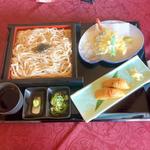 天ざるといなり寿司