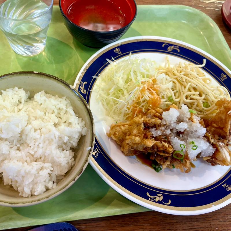 おろしチキン唐揚定食(新天町倶楽部)