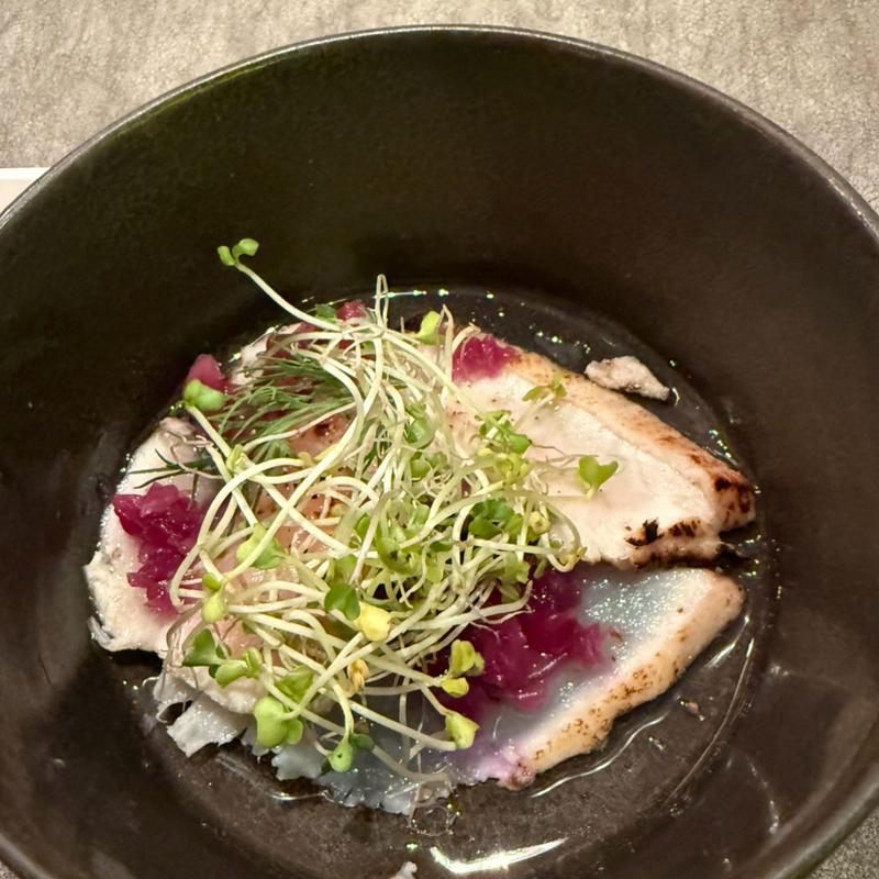 軽く炙ったメカジキのカルパッチョ(PASTA of LIFE)