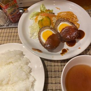スコッチエッグ(スープ・ライス付)