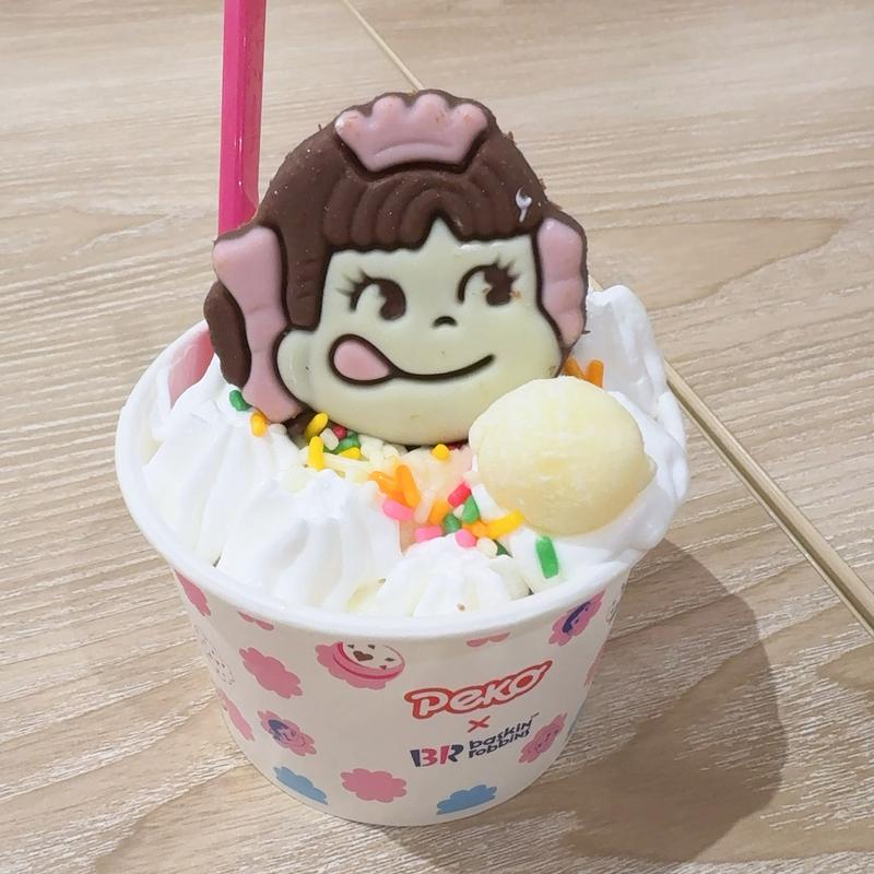 ペコちゃん生ミルキーサンデー(サーティワンアイスクリーム ららぽーと堺店)