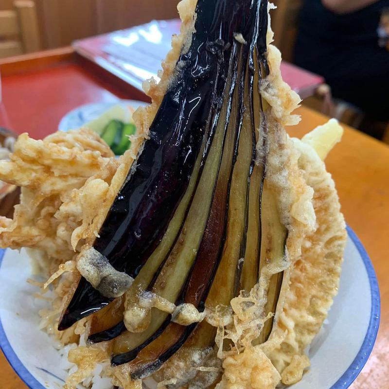 Aセット(野菜天丼 せいろそば)(長谷山 )