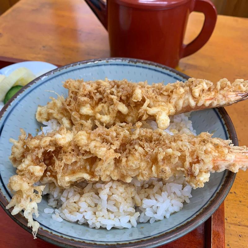 Bセット(海老天丼 せいろそば)(長谷山 )
