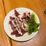 ラムフィレ肉の炙りカルパッチョ