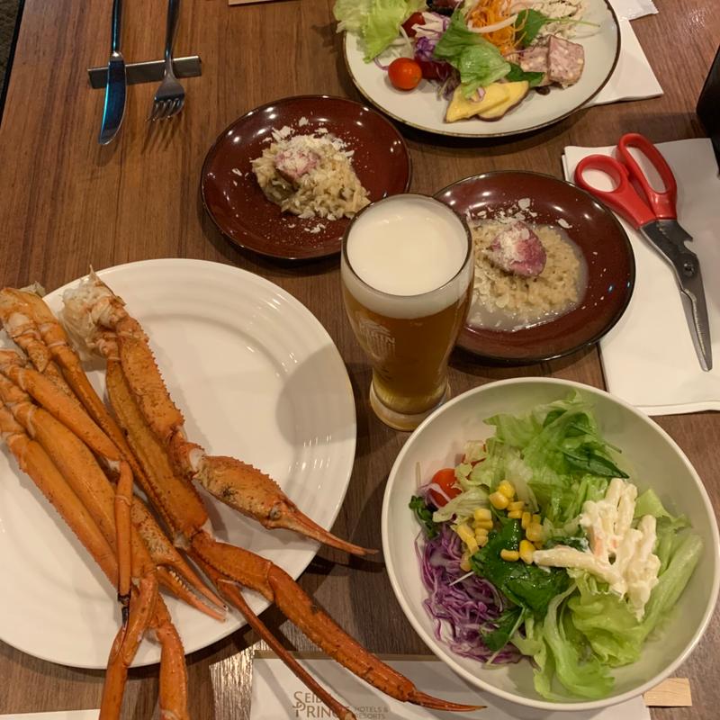 ディナービュッフェ(かに食べ放題)(レイクビューダイニング ビオナ)