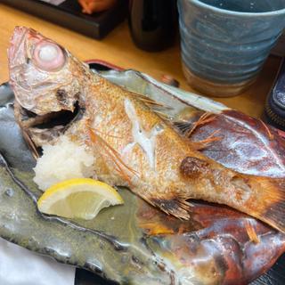 のどぐろ塩焼き(長崎のどぐろ2種定食)(和処魚笑〜ととえ〜)