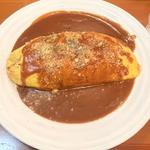 チーズハヤシソースオムライス