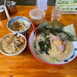 塩ラーメン　ネギ別皿　半ライス