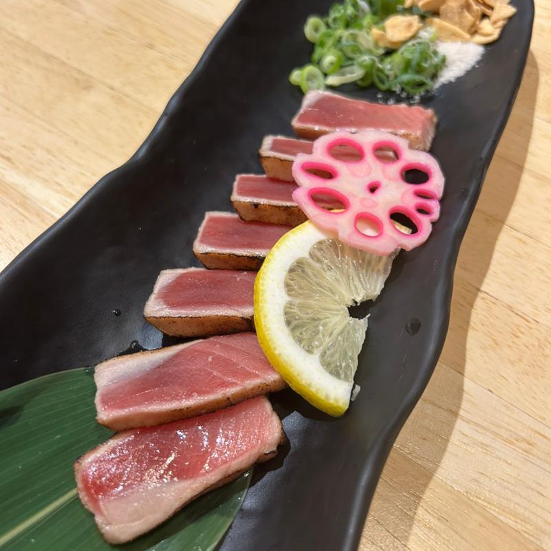 とろ塩タタキ(さかな屋の大衆食堂 まぐろのしん（旧店名：海鮮れすとらん 魚輝水産 高井田店）)