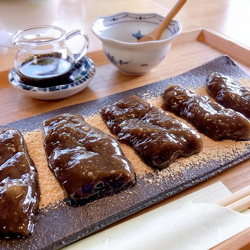 贅沢わらび餅(安藝の國　茶房　庭テラス)