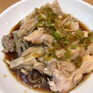 蒸し鶏ランチ