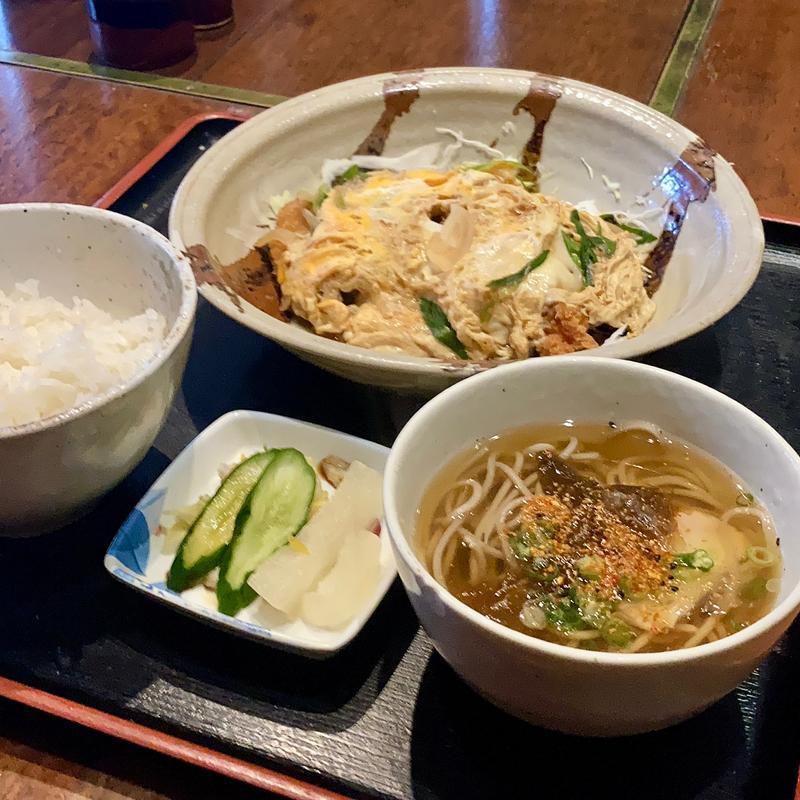かつ玉定食(若竹 本店)