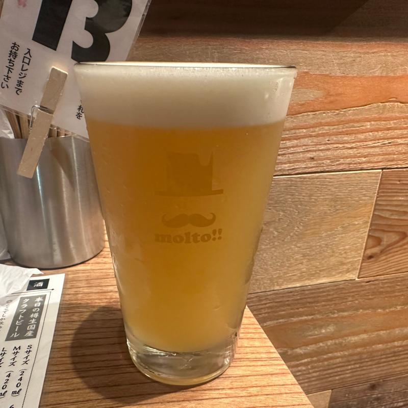 桃ヴァイツェン〜白凰ver〜(箕面ビール)(BEER STAND molto!! 阪急三番街店)