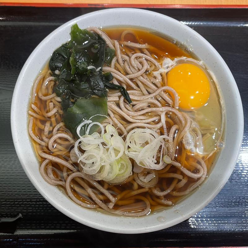 月見そば(かのや 新橋店)