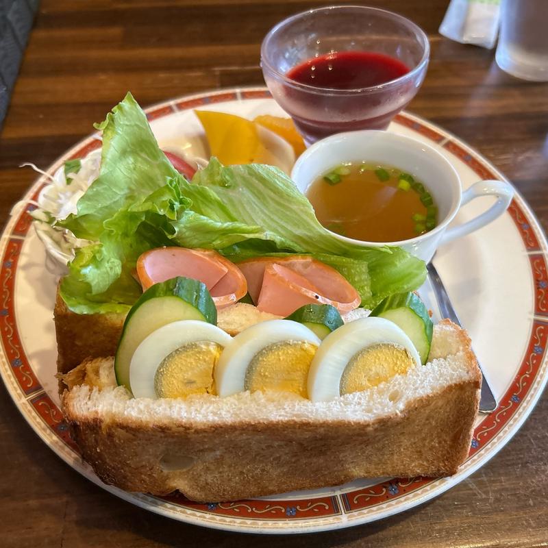 サンドイッチセット(珈琲屋らんぷ)