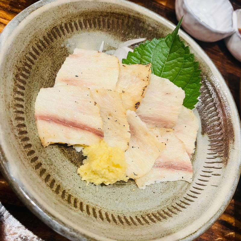 鯨のタン刺（さえずり）(博多 ほてい屋)