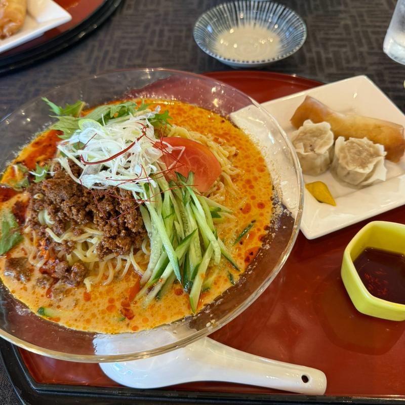 冷やし豆乳担々麺(東武藤が丘カントリー倶楽部レストラン )