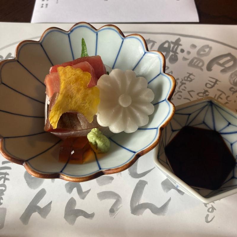 刺身二点もり(国登録文化財 二木屋)