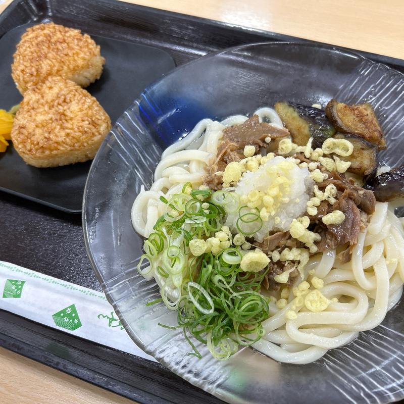冷やし肉うどんセット(南国サービスエリア（上り線） スナックコーナー )
