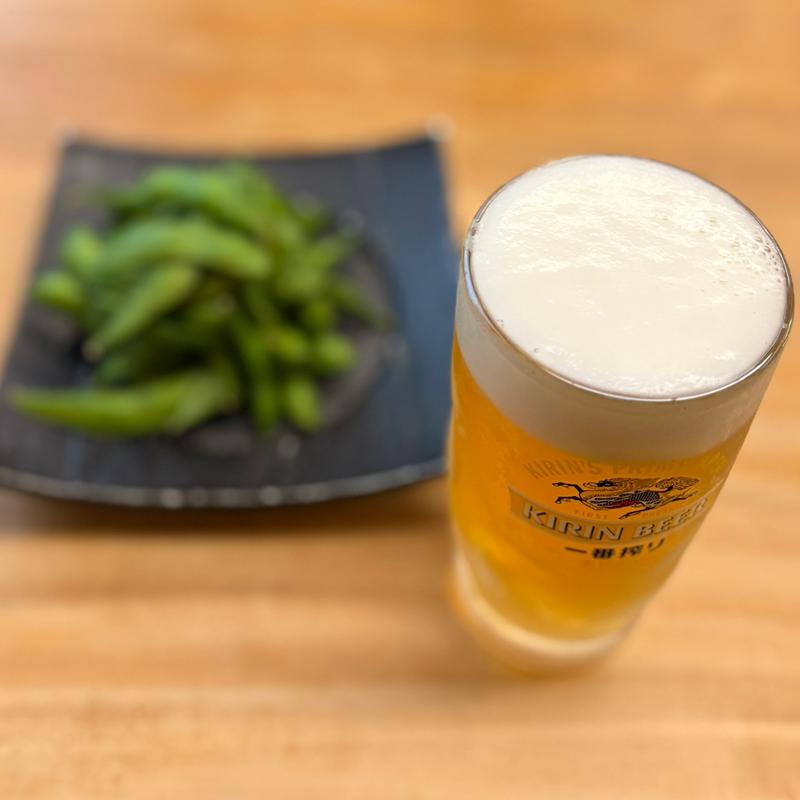 一番搾り 中ジョッキ(とうふ旬菜 心音)