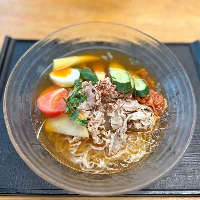 冷しゃぶおろし冷麺(とうふ旬菜 心音)