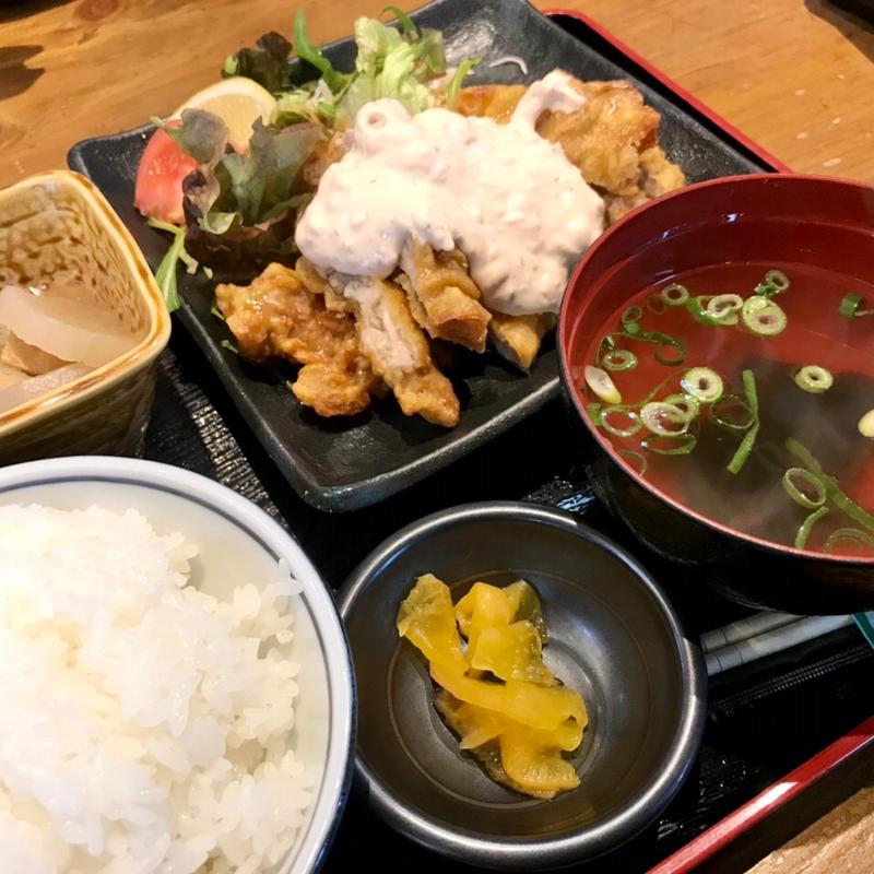 チキン南蛮定食(博多くろがね 広島本店)