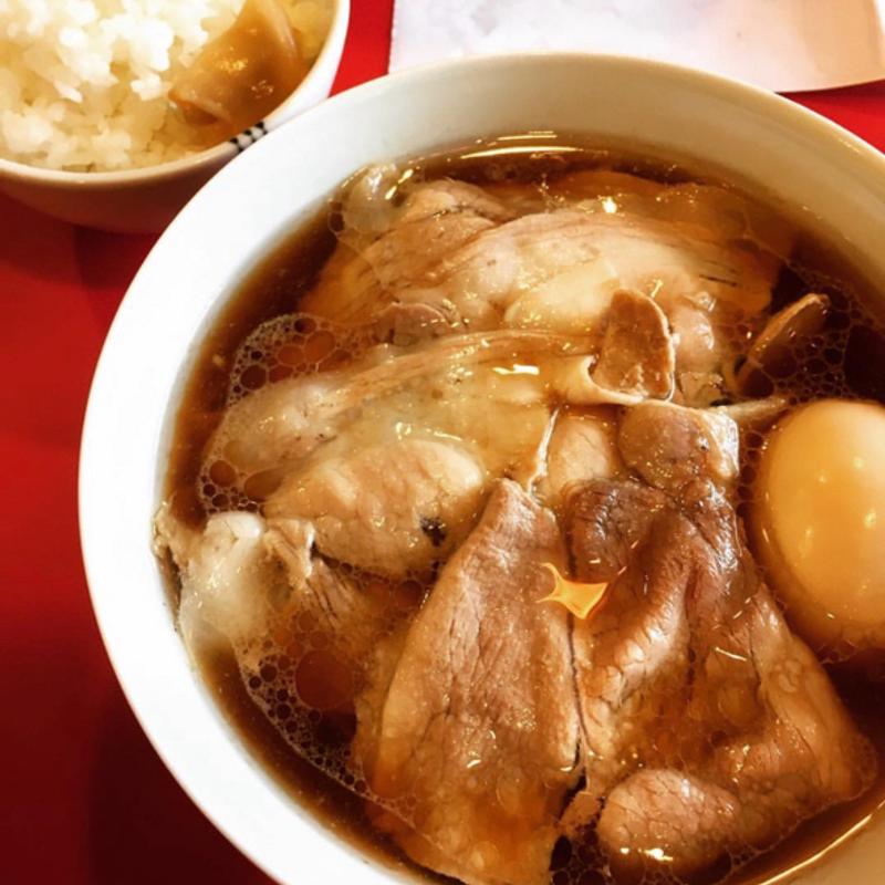 醤油らーめんポーク味玉(西梅田 らんぷ)