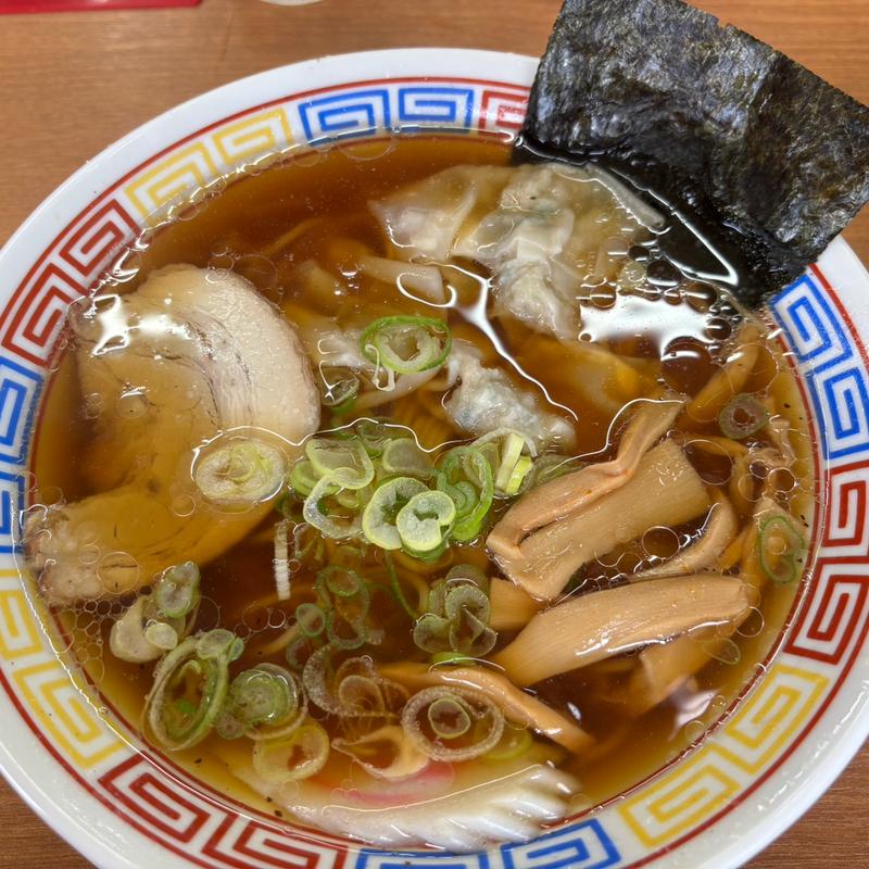 醤油ワンタンメン(ラーメンばんだい 大谷田店)