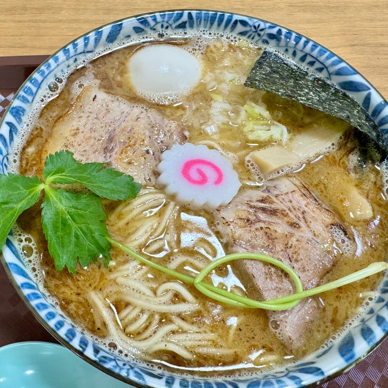 ラーメン大盛り＋味玉(らーめん理庵)