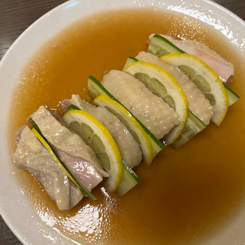 白油鶏(中華飯店　靉龍 )