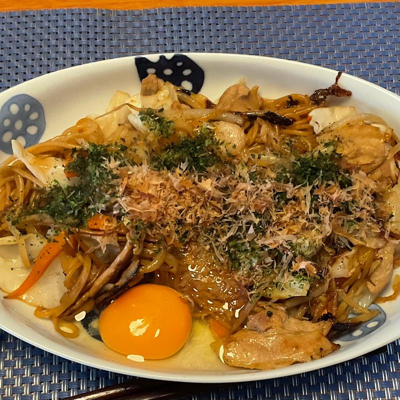 ソース焼きそば(自宅)