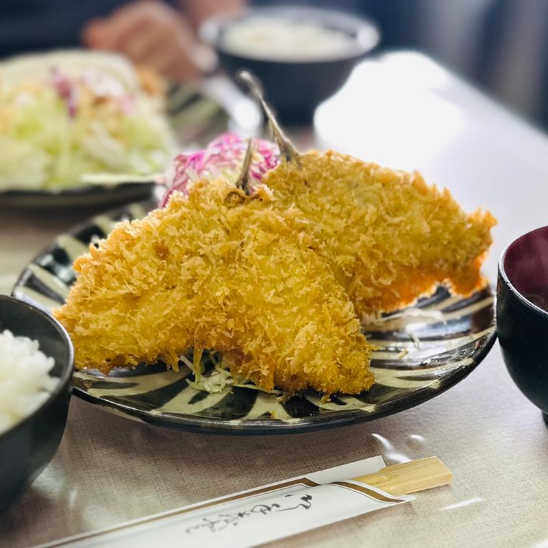 アジフライ定食(とん八)
