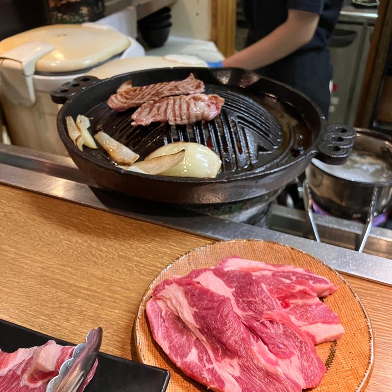 オーストラリア産生ラム、生マトンロース(札幌成吉思汗 しろくま  札幌本店)