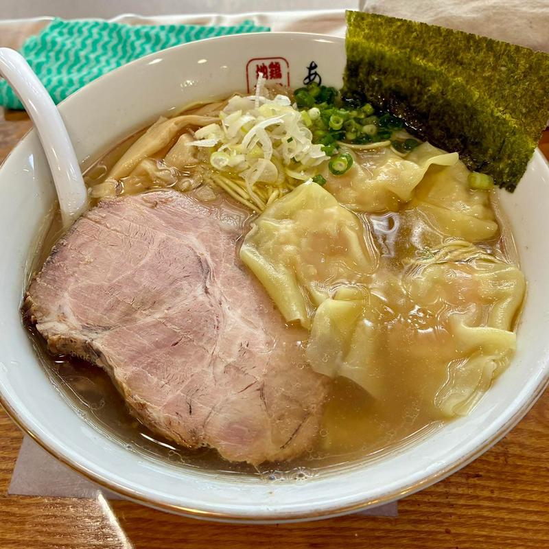 塩ワンタンメン(地鶏ラーメン ありがとう)