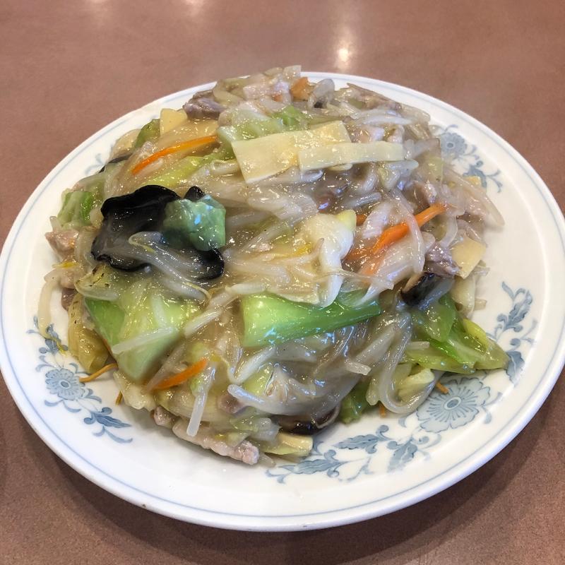 硬い焼きそば(泰鵬 本店)